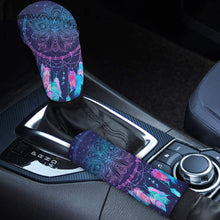 Buybai Sunflower Auto Protective Interior Accessiores Brake Shell Gear Head Cover Car Handbrake Gear Shift Knob Cover 2 pcs Fit Most Cars Sedan SUV Van Truck