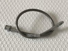 WHWEI Covered Motorcycle Brake Oil Hose Line Stainless Steel Braided PTFE Pipe with Hexagonal Joint and Outer Filament (Color : 40cm)