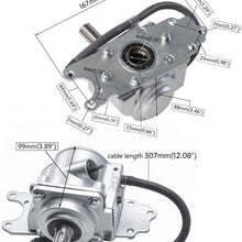 WPHMOTO ATV Reverse Rear axle Gear Box Assy drive by shaft Reverse gear