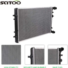SCITOO Radiator Compatible with 1998-2010 A3,2000 2001 2002 2003 2004 2005 2006 TT Quattro,2008 Seat Altea XL, Clasico,1999-2004 Golf,1999-2005 Jetta