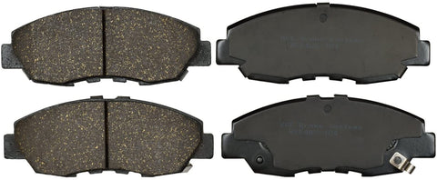 KFE KFE465-104 Ultra Quiet Advanced Premium Ceramic Brake Pad Front Set for: 1996-2015 Honda Civic (CHK Submodel), 1990-2002 Accord 4 Cyl (CHK Body), Insight; Acura CL 4 Cyl