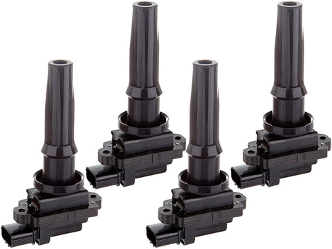 ECCPP Portable Spare Car Ignition Coils Compatible with Chevy Tracker Suzuki Aerio/Esteem/Grand Vitara/Sidekick/Vitara/XL-7 1998-2005 Replacement for UF237(Pack of 4)
