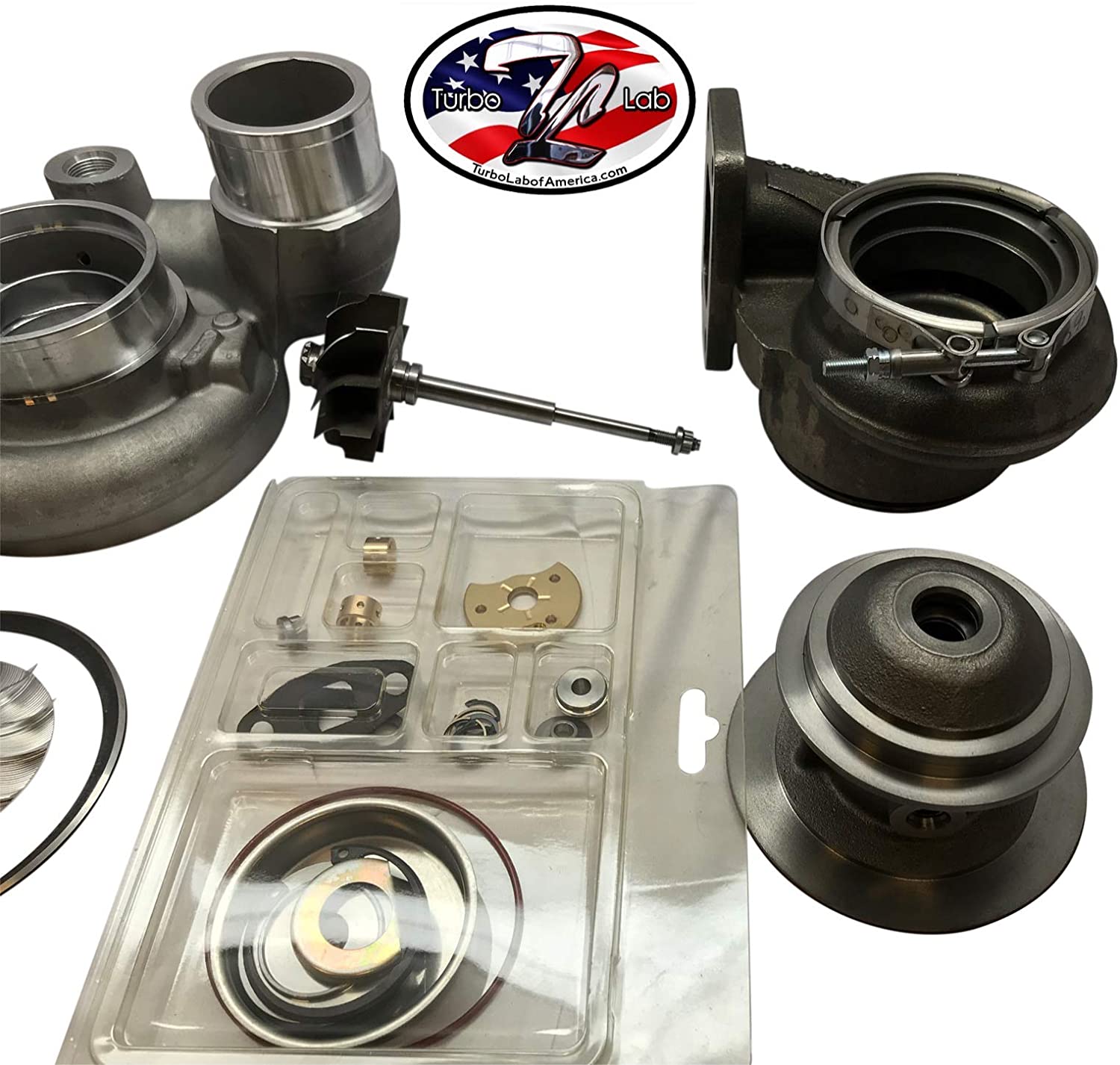 Turbo Lab America Holset HE351CW 67mm Turbo Build Kit
