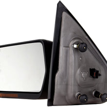 SCITOO Towing Mirror fit 2004-06 for Ford F-150 Rear View Mirror Automotive Exterior Mirrors with Power Heated Front LED Signals (Pair)