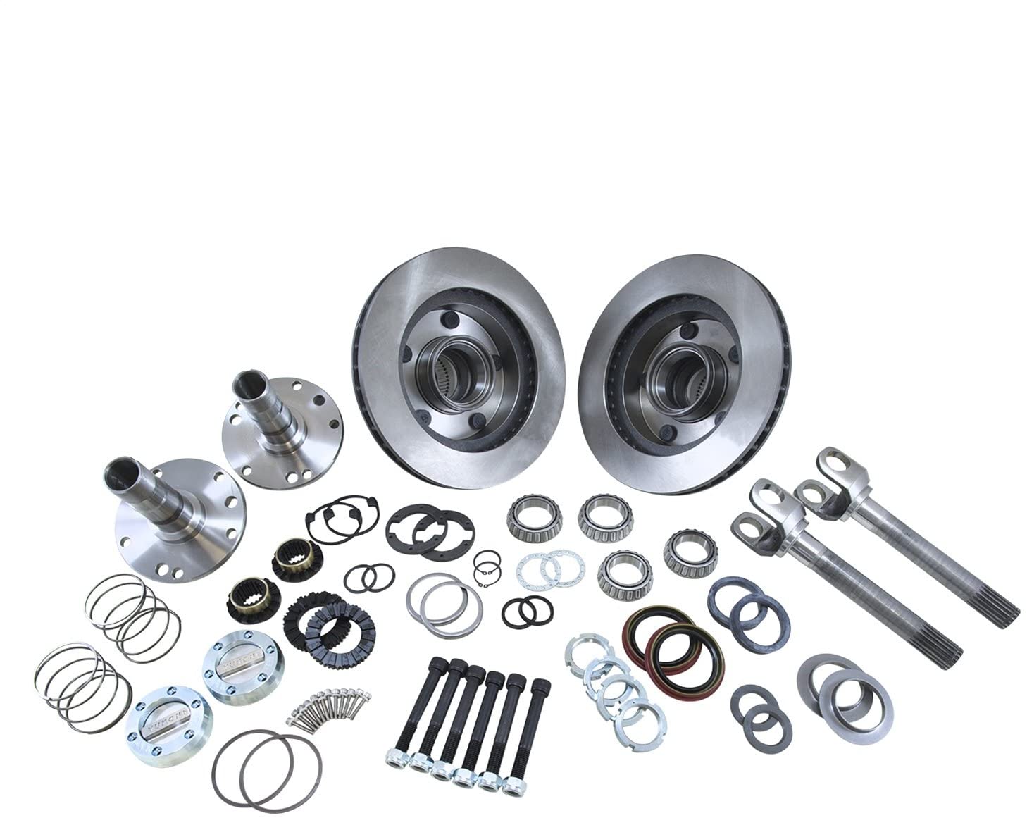Yukon Gear & Axle (YA WU-04) Spin Free Locking Hub Conversion Kit for Dodge SRW Dana 60 AAM Differential