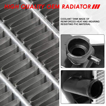 2172 Factory Style Aluminum Cooling Radiator Replacement for 98-01 Ford Ranger/Mazda B2500 2.5L AT