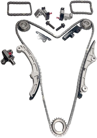 BOXI TK10830 Timing Chain Kit for 2007-2010 Ford Taurus/Edge/Flex, Lincoln MKX/MKZ, Mazda CX-9, Mercury Sable V6-3.5L DOHC Duratec Engine TK10830