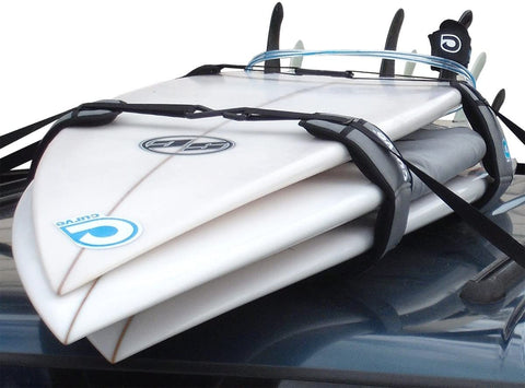 Curve Surfboard Soft Rack Lockdown Premium Surfboard Car Racks (Set of 2)