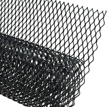 AUTOT 40 x 13 inch Car Grill Mesh Sheet, Black Painted Aluminum Alloy Grille Mesh Roll, 11 x 25 mm Hexagon-Shape Grids