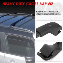 OE Style Matte Black Roof Rack Rail Cross Bars w/ABS Mounting Brackets Replacement For Jeep Renegade Cross Bar 15-20