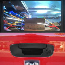 EWAY Tailgate Handle Backup Rear View Camera for Dodge Ram 1500 2500 3500 2002-2008 Waterproof Vehicle Safety Night Vision Backing Cameras Black