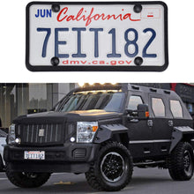 LivTee Black Silicone License Plate Frame, Universal American Auto License Plate Frame, Rust-Proof, Rattle-Proof, Weather-Proof(2pcs)