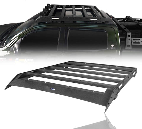 u-Box Tundra Roof Rack, Top Cargo Carrier Basket w/LED Lights for Toyota Tundra 2007-2013 Crewmax 4 Door