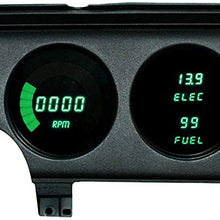 Intellitronix Firebird Digital Replacement Gauge Panel Green W/ All Necessary Sending Units