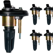 Set of 5 Ignition Coils compatible with Chevrolet Chevy Colorado GMC Envoy Canyon Isuzu Olds Saab UF303 C1395 UF-303 5c1392 E255 52-1743 Gn10114 Ic414 19300921 1214 UF303 C1395 5c1392 E255 Ic414