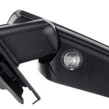 SCITOO Tow Mirrors Compatible with 2007-2014 for Ford F150 1997-1999 for Ford F-250 Towing Mirrors with Power Heated Left and Right Side Turn Signal Light Puddle Light with Chrome Housing