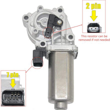 27107566296 4WD Transfer Case Shift Actuator Shift Motor with Resistor for 2003-2010 BM-W E53 X5 E83 X3 ATC400 ATC500 ATC700 27107541782 27103455136 GELUOXI (Transfer Case Motor)