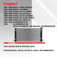 856 OE Style Aluminum Core Radiator Replacement for Buick Lesabre Cadillac Deville 85-96