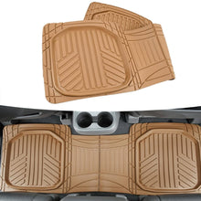 Motor Trend FlexTough Plus Black Rubber Car Floor Mats – All Weather Deep Dish Automotive Floor Mats, Heavy Duty Trim to Fit Design, Odorless Floor Mat Liners for Cars Truck Van SUV