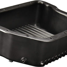 Derale 14210 Transmission Cooling Pan for Dodge A518 (46RH, 46RE) / A618 (47RH, 47RE, 48RE), Black