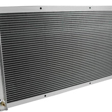 OzCoolingParts 3 Row Core Aluminum Radiator + 2 x 12" Fan w/Shroud Kit for 1967-1972 68 69 70 71 Chevy C10 C20 K10 K20 K30 Pickup Trucks and GMC More Models