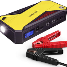 DBPOWER 800A Peak 18000mAh Portable Car Jump Starter (up to 7.2L Gas, 5.5L Diesel Engine) Battery Booster with Smart Charging Port (Black/Yellow)