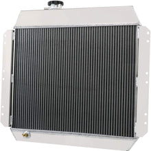CoolingSky 4 Row All Aluminum Radiator for 1949-54 Chevy Bel Air/Sedan Delivery/Styleline Deluxe 6Cyl - Direct Replacement