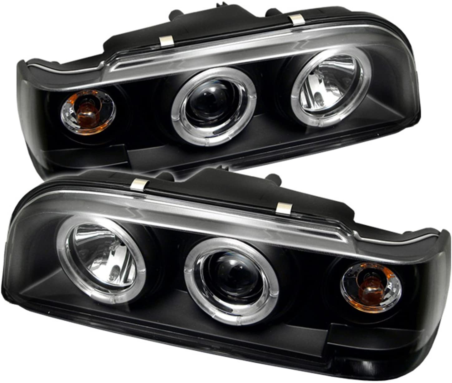 Spyder Auto Volvo 850 Black Halogen Projector Headlight (PRO-YD-VO85092-HL-BK) (Black)