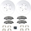 Apex One Peak Performance REAR Geomet Rotors with Friction Point Ceramic Brake Pads GN03262