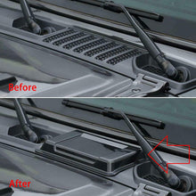 Xotic Tech Black Cowl Hood Vent Scoop Cover Air Vent Accessories for Jeep Wrangler JK TJ 1998-2018