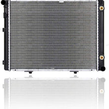 Radiator - Cooling Direct For/Fit 442 84-93 Mercedes-Benz 190 190E-Only 4Cy 2.3L Plastic Tank, Aluminum Core 1-Row