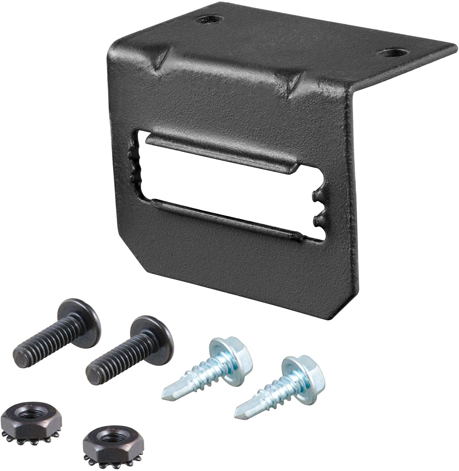 CURT 58303 Vehicle-Side Trailer Wiring Harness Mounting Bracket for 5-Way Flat