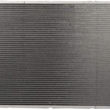 LONGKEES Automatic Transmission Aluminum/Plastic Radiator 1 Row For 2003-2006 Silverado CU2947