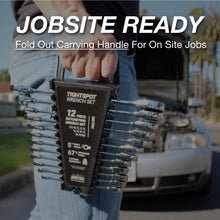 24pc IN/MM TIGHTSPOT Ratcheting Wrench Set - MASTER SET Including Inch & Metric With Quick Access Wrench Organizer - Our standard in combination wrench sets from gear to tip