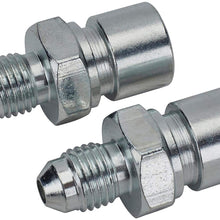 Speedway Motors Straight 3/8 Inch-24 IFF to AN 4 Male Adapters