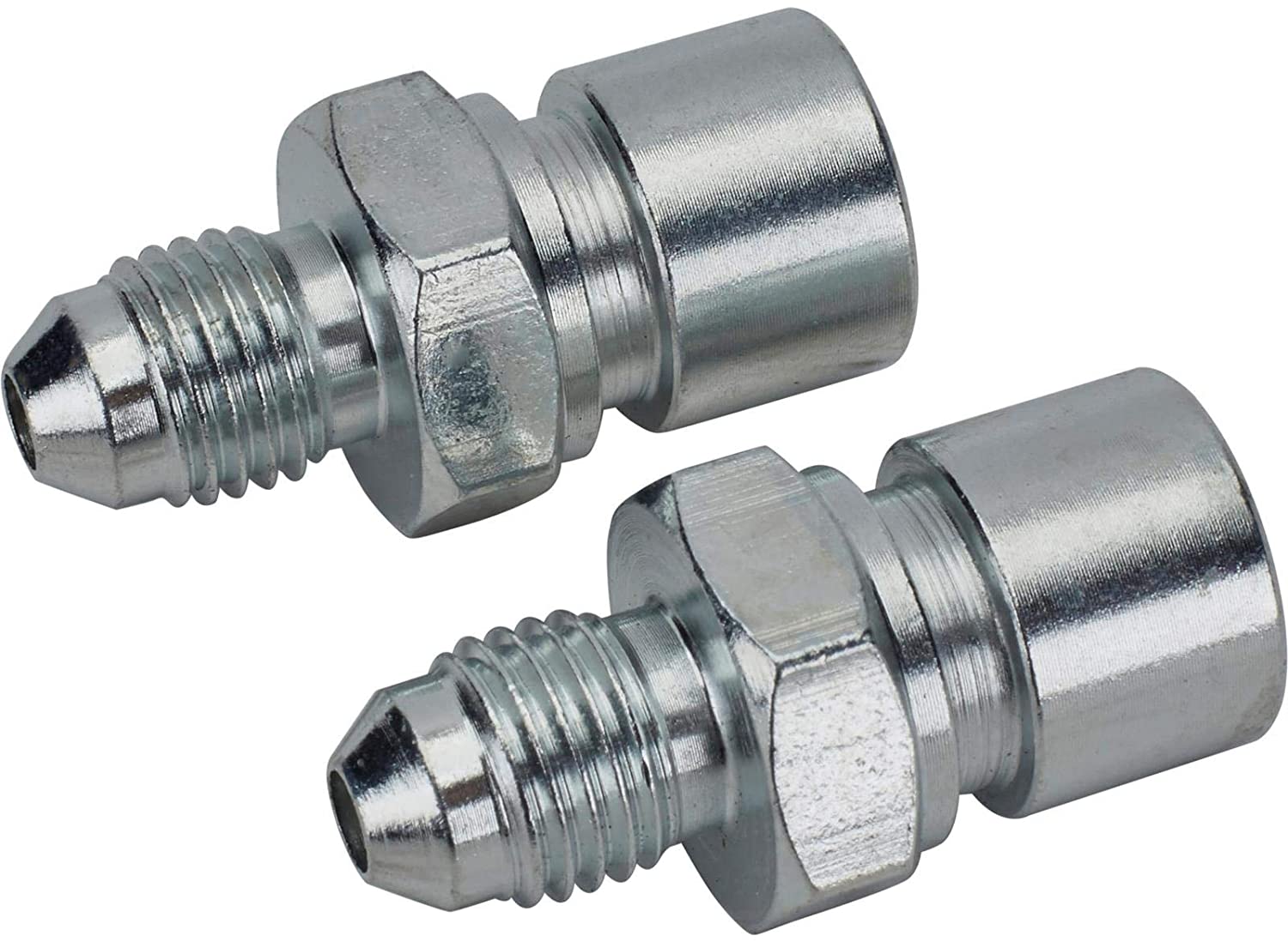 Speedway Motors Straight 3/8 Inch-24 IFF to AN 4 Male Adapters
