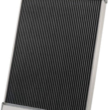OzCoolingParts 30-50 Hot Rod 205159 Radiator, 3 Row Core Aluminum Radiator for 1930-1950 Hot Rod 30's 40's 50's w/Transmission Cooler 19-3/4"W x 27"H