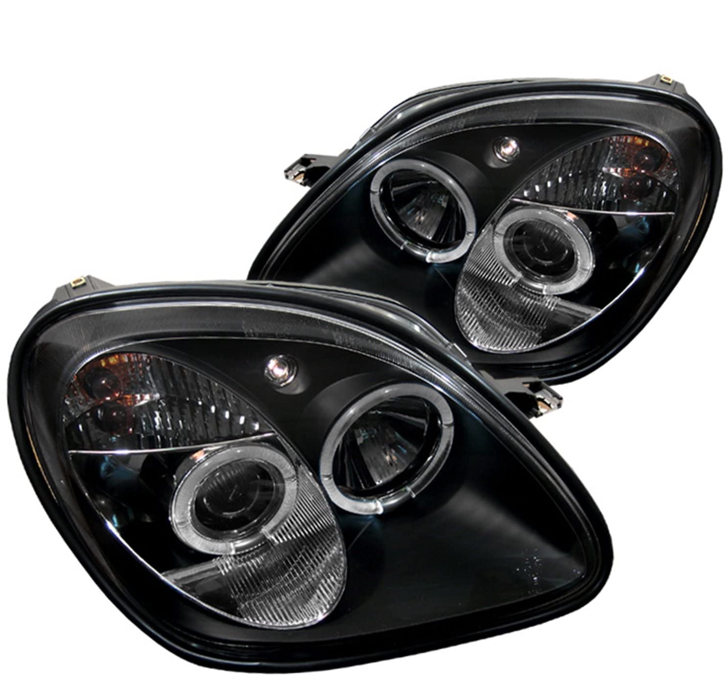 Spyder Auto 5011190 LED Halo Projector Headlights Black/Clear