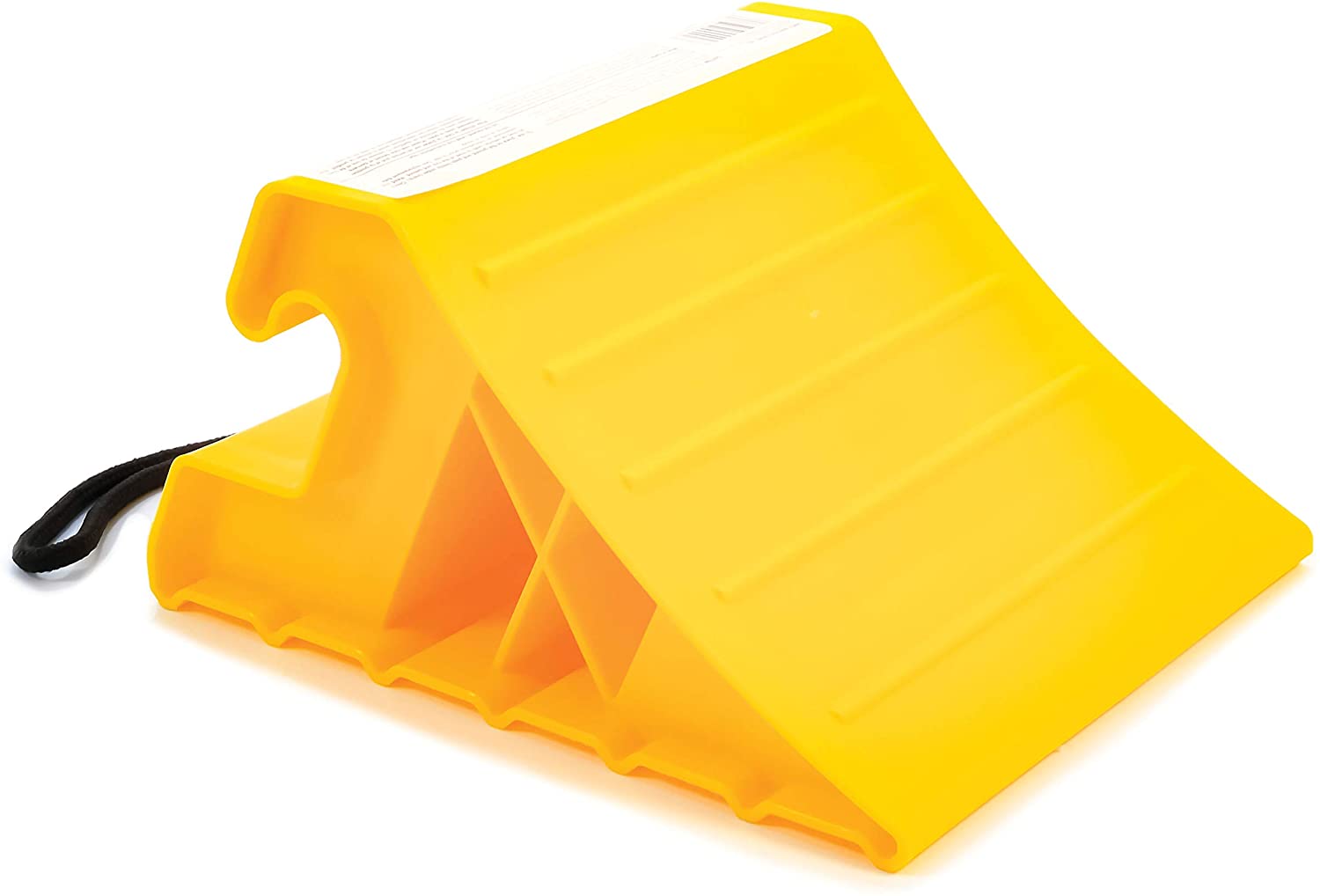 Camco Super Wheel Chock with Rope - Helps Keep Your Trailer in Place So You Can Re-Hitch - (44475)