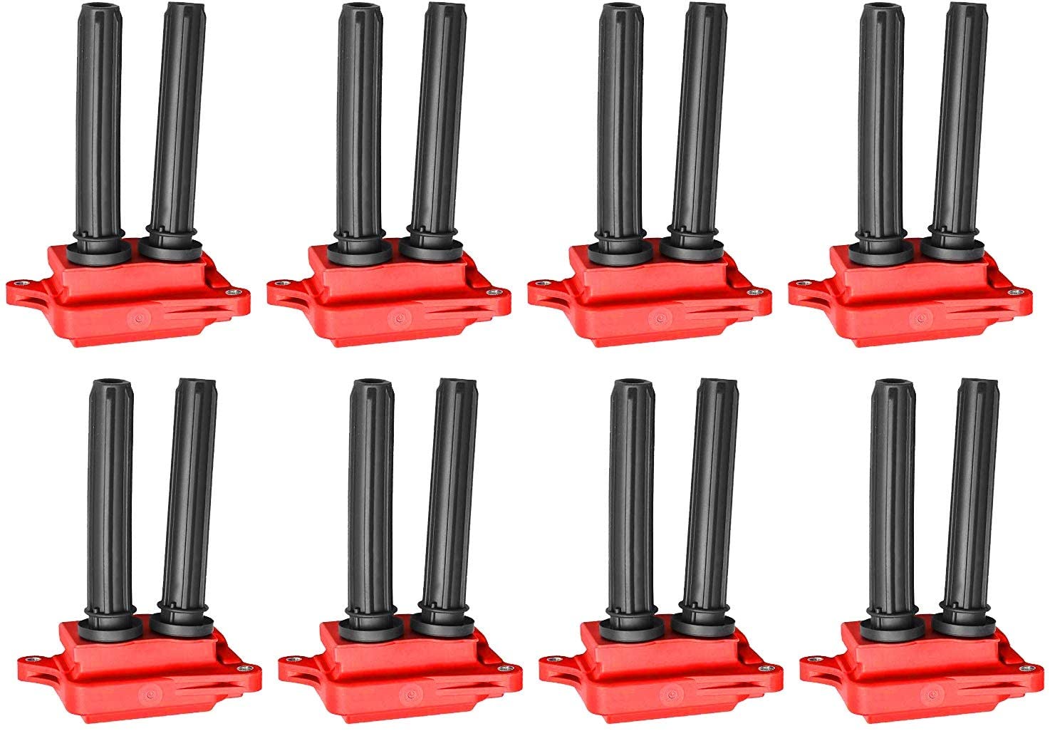ENA Direct Ignition Coil Pack of 8 compatible with 2005-2019 5.7L 6.1L 6.4L V8 Dodge Challenger Charger Durango Magnum Ram 1500 2500 3500 Jeep Commander Grand Cherokee Chrysler 300 Aspen (8)