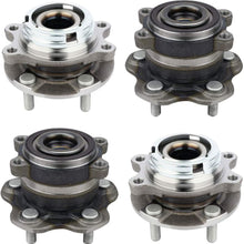 Bodeman - 4PC Front & Rear Wheel Bearing and Hub Assembly for 2009-2014 Nissan Murano 2WD/ for 2011-2017 Nissan Quest