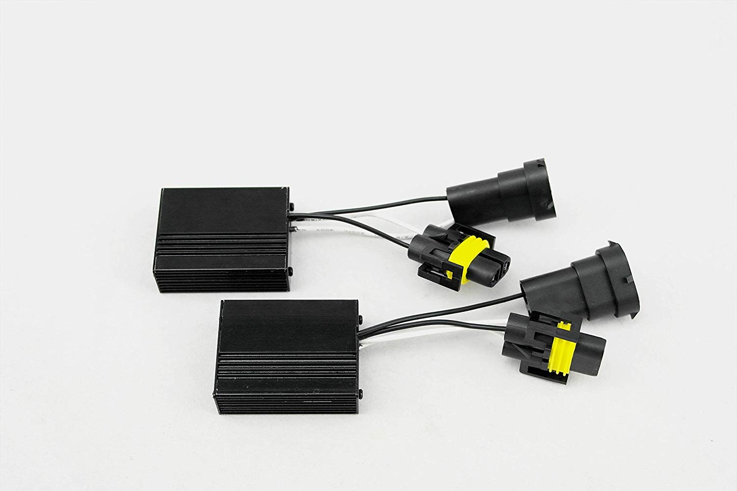 H11/H8/H9 Canbus Decoder Upgraded Resistor Anti-Flicker Harness Error Free Computer Warning Canceler H11 LED Headlight Bulb