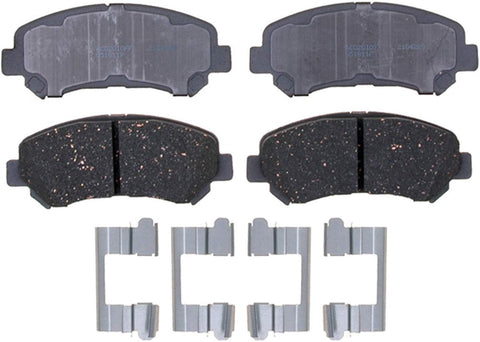 ACDelco 14D1338CH Advantage Ceramic Front Disc Brake Pad Set with Hardware