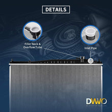 Complete Radiator Compatible with 1998-2004 Nissan Frontier 2.4L, Compatible with 1999-2004 Nissan Frontier 3.3L, Compatible with 2000-2004 Nissan Xterra 2.4L 3.3L DWRD1015