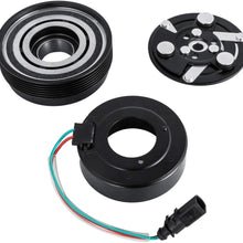 VEVOR Clutch Assembly AC Compressor Air Conditioner A/C For JETTA 1998 1999 2000 2000 2001 2002