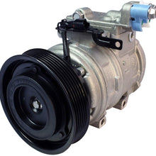 New Mando 10A1061 AC Compressor with Clutch Original Equipment (Pre-filled Oil)