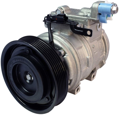 New Mando 10A1061 AC Compressor with Clutch Original Equipment (Pre-filled Oil)