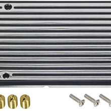 Air Conditioner Compressor Cover Plate York-Tecumseh Galaxie Fairlane Torino Mustang LTD Finned Polished Aluminum (480PLP)