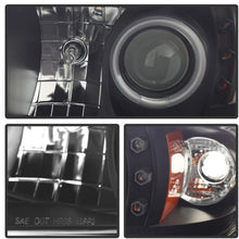 Spyder 5010063 Dodge Ram 1500 94-01 / Ram 2500/3500 94-02/99-01 Ram Sport - Projector Headlights - CCFL Halo - LED (Replaceable LEDs) - Black - High 9005 (Included) - Low H1 (Included)