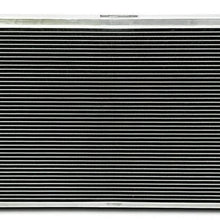 ALLOYWORKS 4 Row Core Aluminum Radiator+Shroud Fan+Relay For 1968-1990 Chevy C/K Series 10 20 30 Pickup/Chevelle El Camino/Buick/GMC
